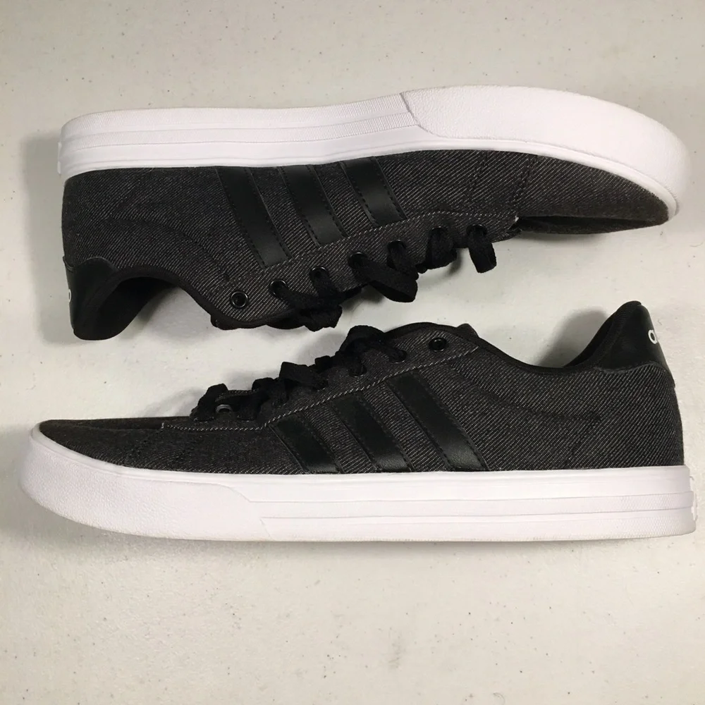 Adidas Sneakers Black Denim Size 12 Ortholite Float